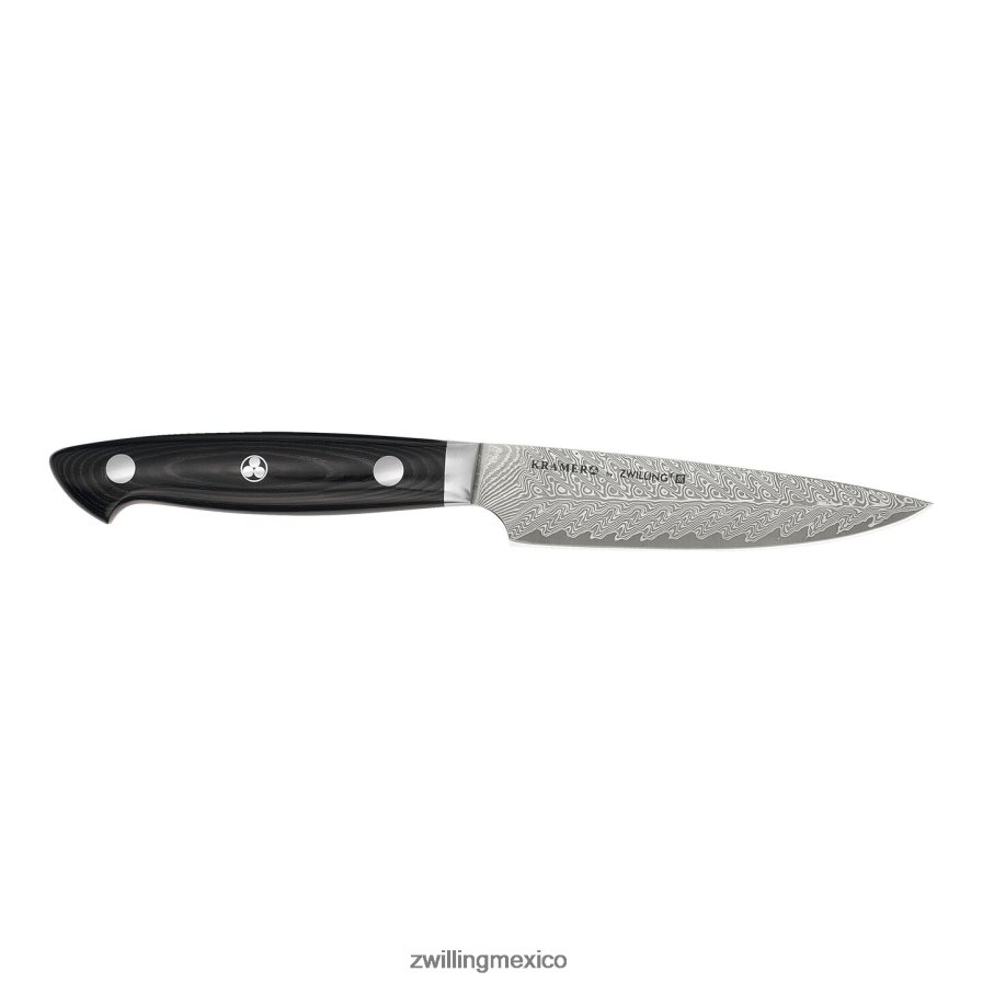 cuchillería Zwilling kramer - cuchillo utilitario de 5 pulgadas, colección damasco inoxidable euroline, borde fino R06448119